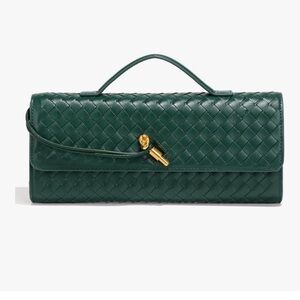 Trendy Woven Evening Clutch Purses